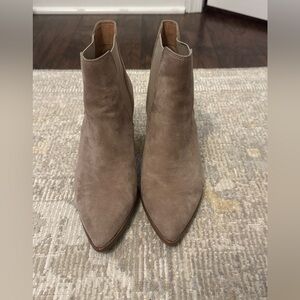 Steve Madden Taupe Ankle Booties